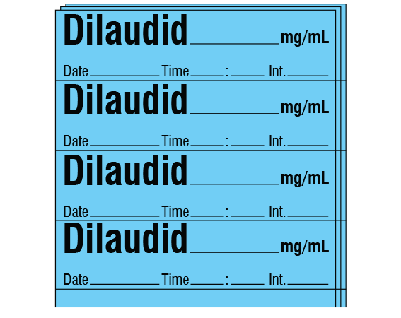 SA-2414-DTI-PK Anesthesia Drug Labels for Syringe Identification - Pack Form