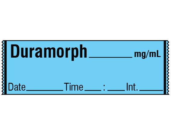 SA-2415-DTI Anesthesia Drug Labels for Syringe Identification - Tape Form