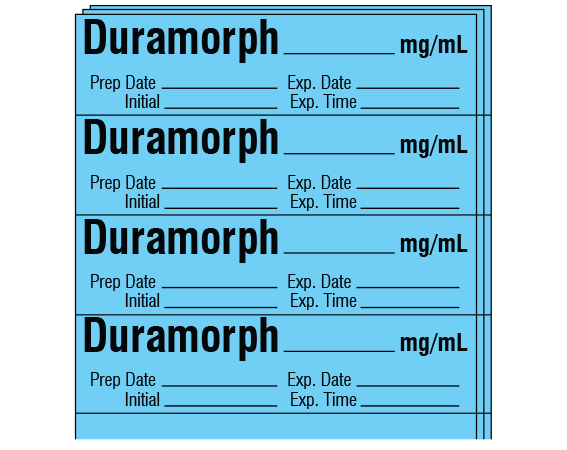 SA-2415-EXP-PK SA-2415-EXP-PK Anesthesia Drug Labels for Syringe Identification - Pack Form