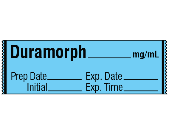 SA-2415-EXP Anesthesia Drug Labels for Syringe Identification - Tape Form