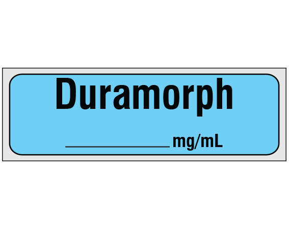 SA-2415-PRE Anesthesia Drug Labels for Syringe Identification - Precut Form