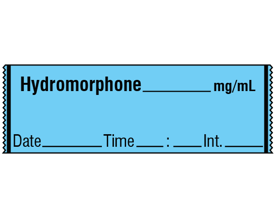SA-2416-DTI Anesthesia Drug Labels for Syringe Identification - Tape Form