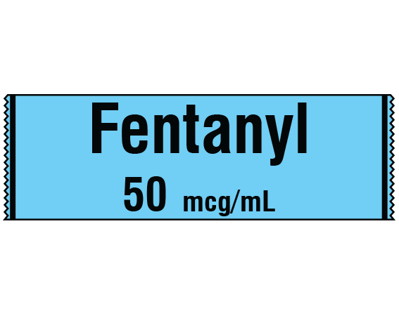 SA-2420 Anesthesia Drug Labels for Syringe Identification - Tape Form