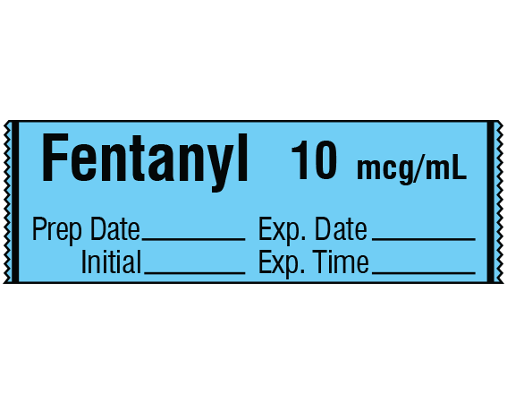 SA-2424-EXP SA-2424-EXP Anesthesia Drug Labels for Syringe Identification - Tape Form