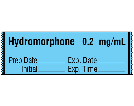 SA-2425-EXP Anesthesia Drug Labels for Syringe Identification - Tape Form