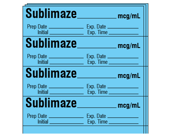 SA-246-EXP-PK SA-246-EXP-PK Anesthesia Drug Labels for Syringe Identification - Pack Form