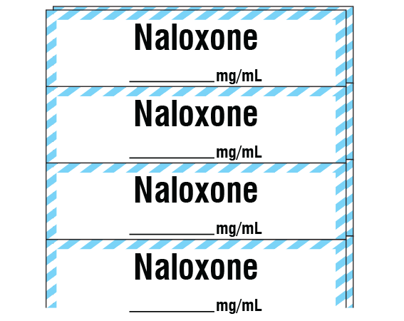 SA-251-PK Anesthesia Drug Labels for Syringe Identification - Pack Form