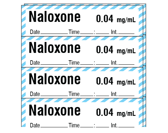 SA-253-DTI-PK Anesthesia Drug Labels for Syringe Identification - Pack Form