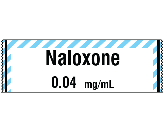 SA-253 SA-253 Anesthesia Drug Labels for Syringe Identification - Tape Form