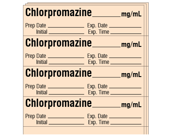 SA-261-EXP-PK Anesthesia Drug Labels for Syringe Identification - Pack Form
