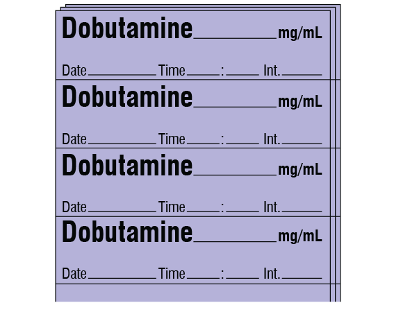 SA-280-DTI-PK Anesthesia Drug Labels for Syringe Identification - Pack Form