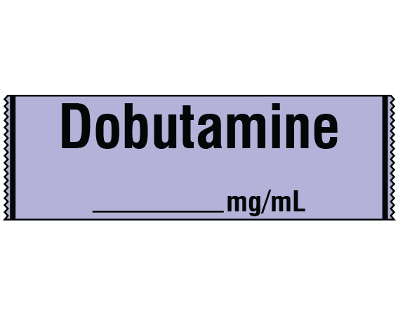 SA-280 Anesthesia Drug Labels for Syringe Identification - Tape Form