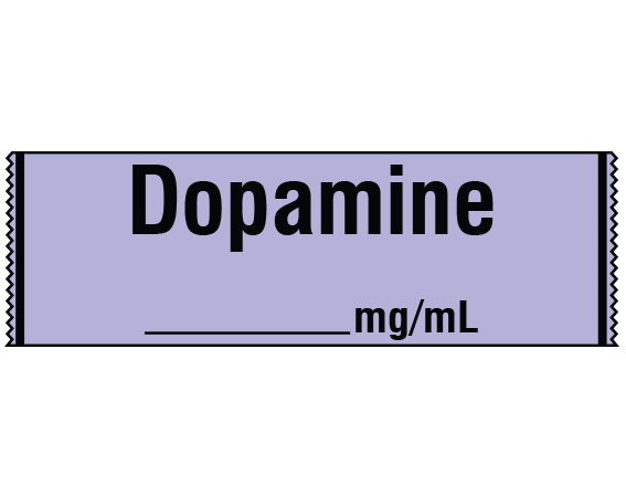 SA-281 Anesthesia Drug Labels for Syringe Identification - Tape Form