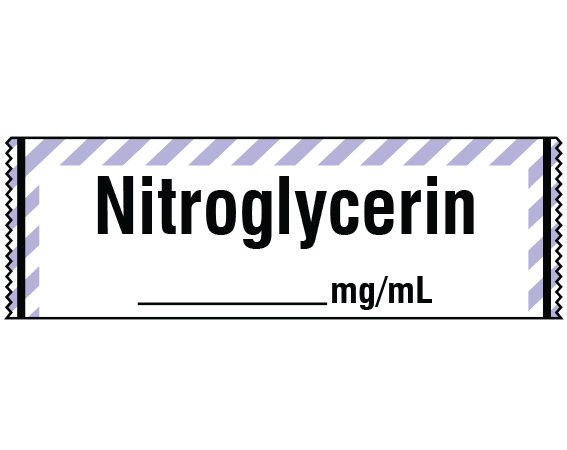SA-290 Anesthesia Drug Labels for Syringe Identification - Tape Form