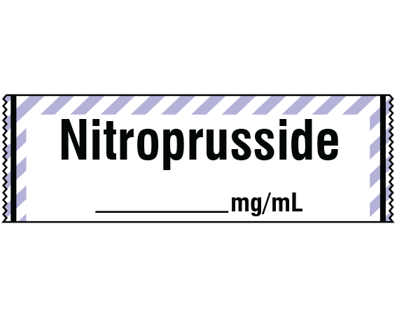 SA-291 Anesthesia Drug Labels for Syringe Identification - Tape Form