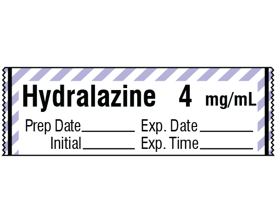 SA-2912-EXP Anesthesia Drug Labels for Syringe Identification - Tape Form