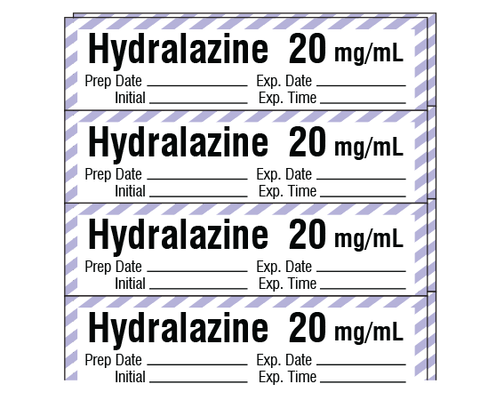 SA-2913-EXP-PK Anesthesia Drug Labels for Syringe Identification - Pack Form