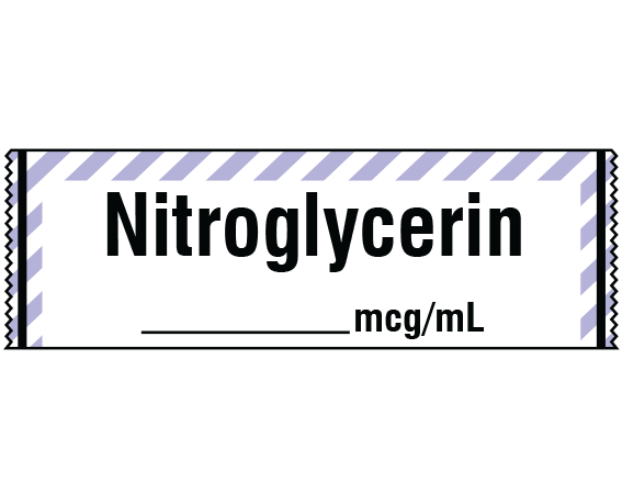 SA-2916 Anesthesia Drug Labels for Syringe Identification - Tape Form
