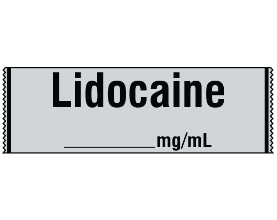 SA-300 Anesthesia Drug Labels for Syringe Identification - Tape Form