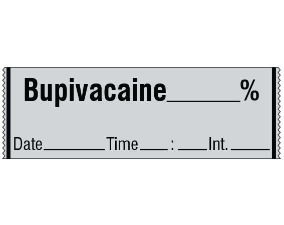 SA-3006-DTI Anesthesia Drug Labels for Syringe Identification - Tape Form
