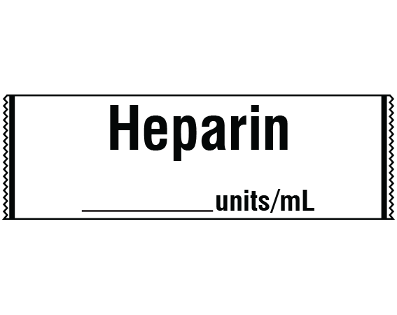 SA-320 Anesthesia Drug Labels for Syringe Identification - Tape Form