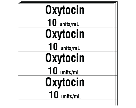 SA-3254-PK Anesthesia Drug Labels for Syringe Identification - Pack Form