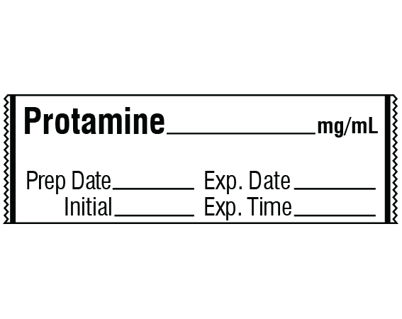 SA-328-EXP Anesthesia Drug Labels for Syringe Identification - Tape Form