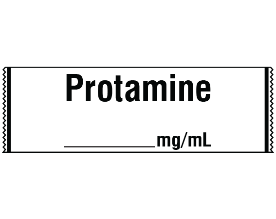 SA-328 Anesthesia Drug Labels for Syringe Identification - Tape Form