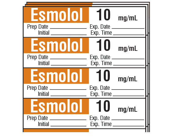 SA-332-EXP-PK Anesthesia Drug Labels for Syringe Identification - Pack Form