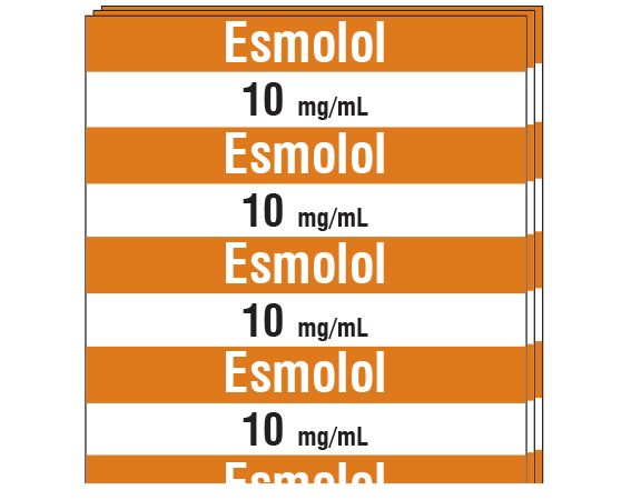 SA-332-PK Anesthesia Drug Labels for Syringe Identification - Pack Form