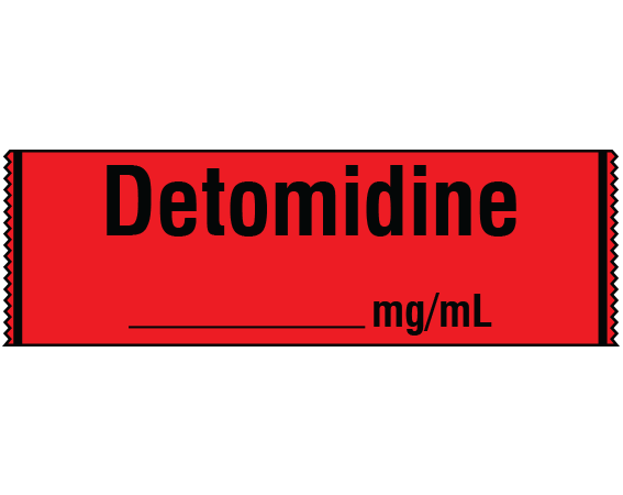 SAV-1002 Anesthesia Drug Labels for Veterinary Syringe Identification - Tape Form