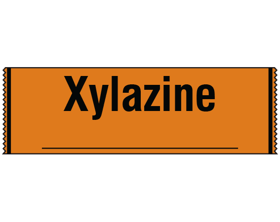 SAV-927 Anesthesia Drug Labels for Veterinary Syringe Identification - Tape Form