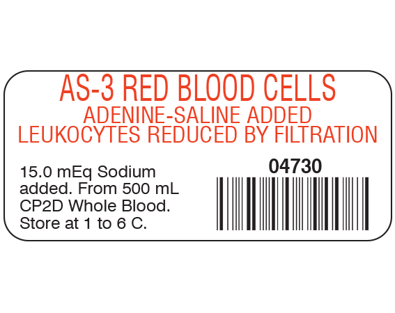 SB-636 Blood Product Labels with Codabar Symbology