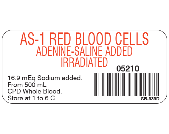 SB-939D Blood Product Labels with Codabar Symbology