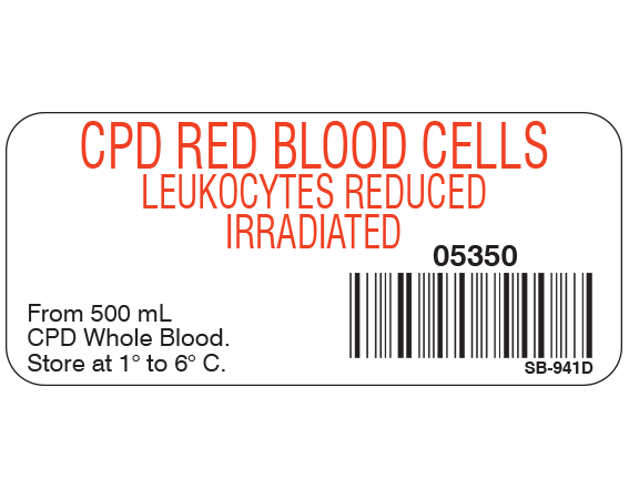 SB-941D Blood Product Labels with Codabar Symbology