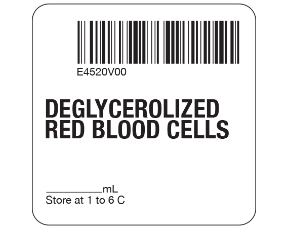 SB128-20-39 Red Blood Cells Product Labels for Compliance with ISBT 128 Standards