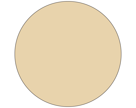 SDL-25-83 Tan 1/4" DIAMETER Color Coded Dot Labels - Roll Form