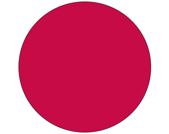 SDL-43-211 Dark Red 7/16" DIAMETER Color Coded Dot Labels - Sheet Form