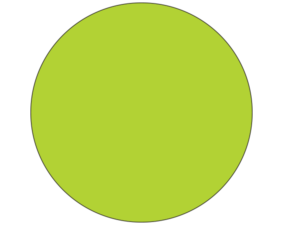 SDL-50-172 Chartreuse 1/2" DIAMETER Color Coded Dot Labels - Roll Form