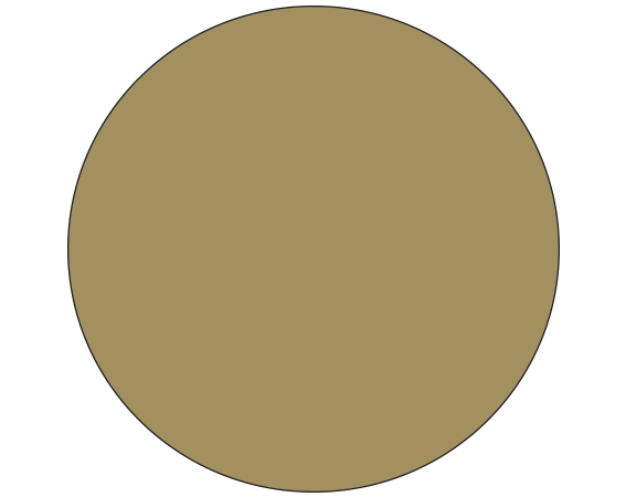 SDL-50-181 Gold 1/2" DIAMETER Color Coded Dot Labels - Sheet Form