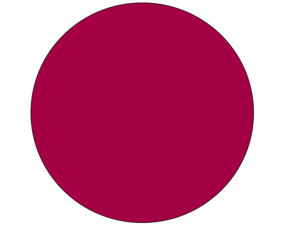 SDL-50-223 Maroon 1/2" DIAMETER Color Coded Dot Labels - Roll Form