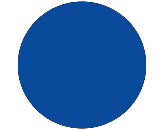 SDL-75-243 Dark Blue 3/4" DIAMETER Color Coded Dot Labels - Roll Form