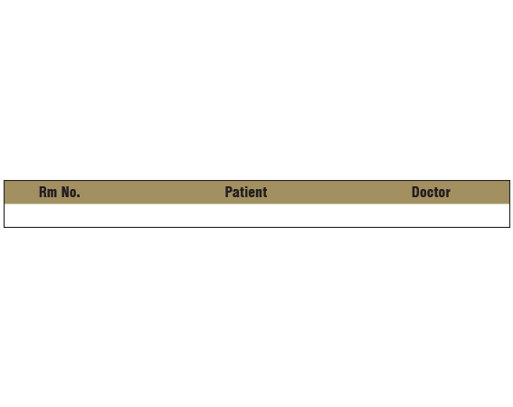 SNC-501-18 Color Coded Patient Chart Tapes - 3/8 Width