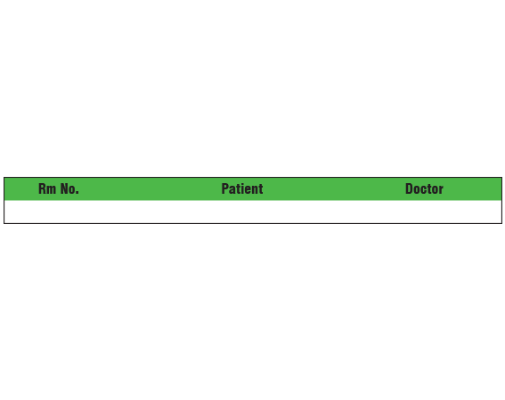 SNC-501-3 Color Coded Patient Chart Tapes - 3/8 Width