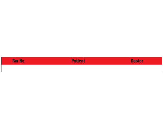 SNC-501-4 Color Coded Patient Chart Tapes - 3/8 Width
