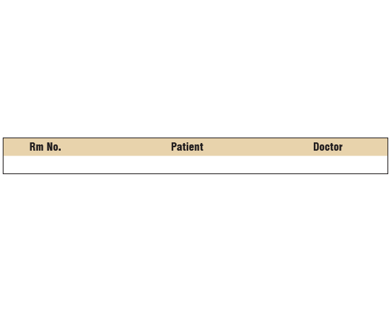 SNC-501-8 Color Coded Patient Chart Tapes - 3/8 Width