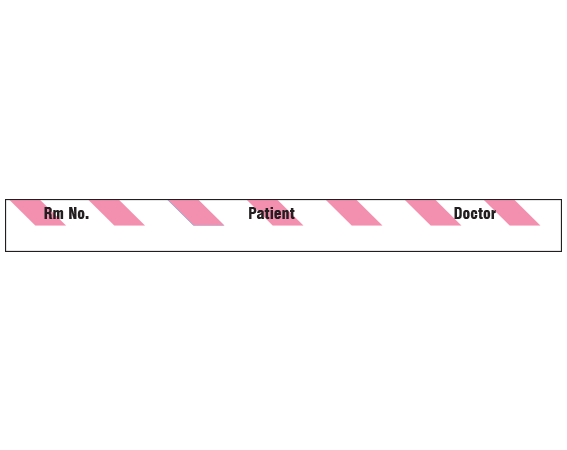 SNC-502-11 Color Coded Patient Chart Tapes - 3/8 Width
