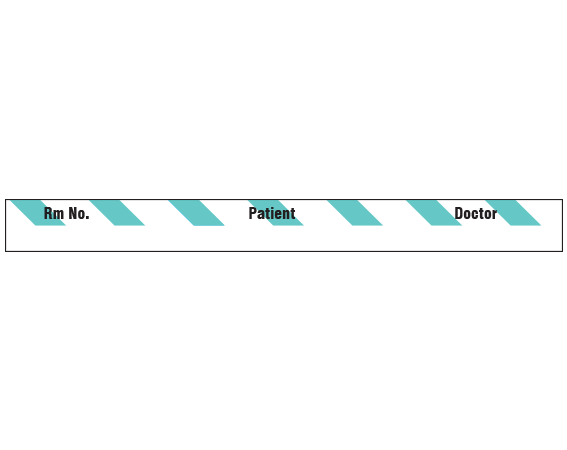 SNC-502-16 Color Coded Patient Chart Tapes - 3/8 Width