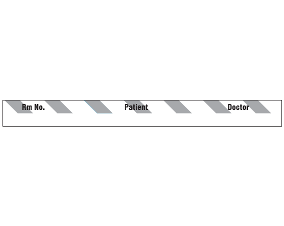 SNC-502-19 Color Coded Patient Chart Tapes - 3/8 Width