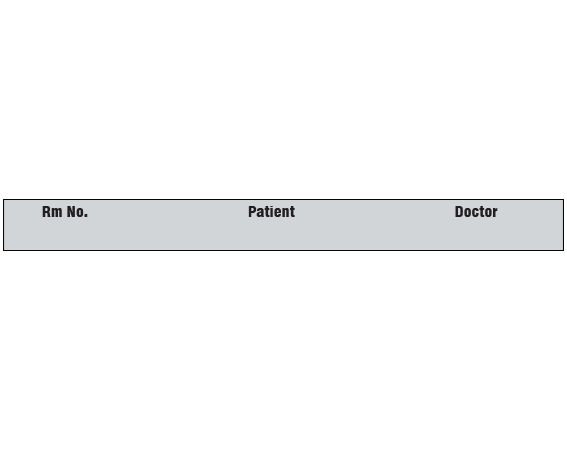 SNC-600-14 Color Coded Patient Chart Tapes - 1/2 Width